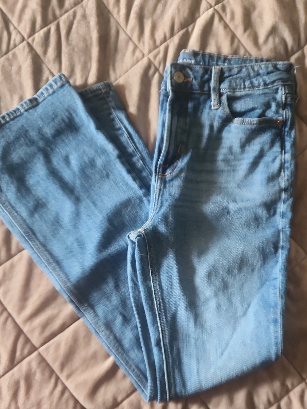 Old Navy Light Blue Flare Jeans